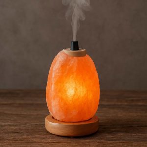 Himalayan Salt Lamp with Aromatherapy - Natural Air Purifier