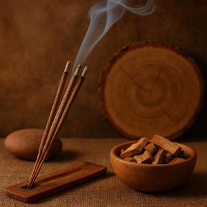 Earthy Sandalwood Incense Sticks - Grounding Meditation Aid